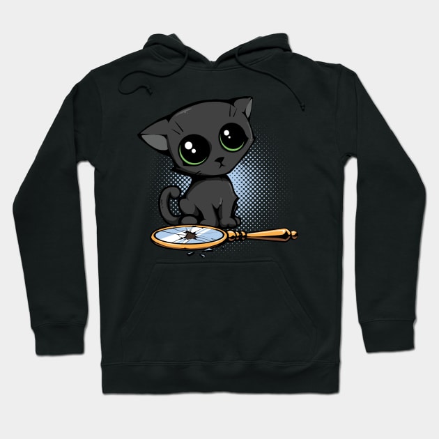 Unlucky Kitty Hoodie by SpicyMonocle